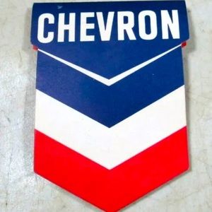Vintage 60’s Chevron Gas & Oil Give Away Premium Sewing Kit Advertising Mini